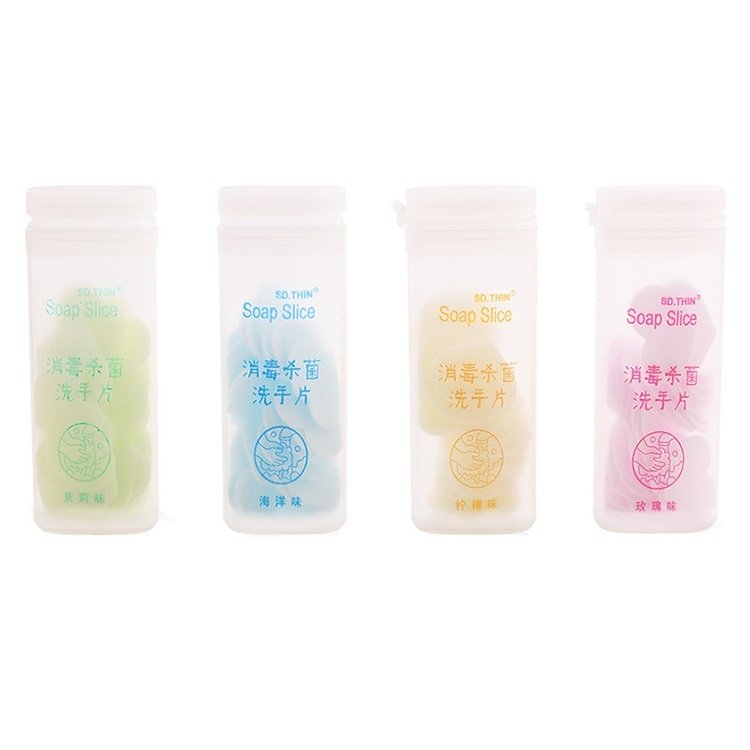 50 Pcs Paper Soap with Container - Image 5