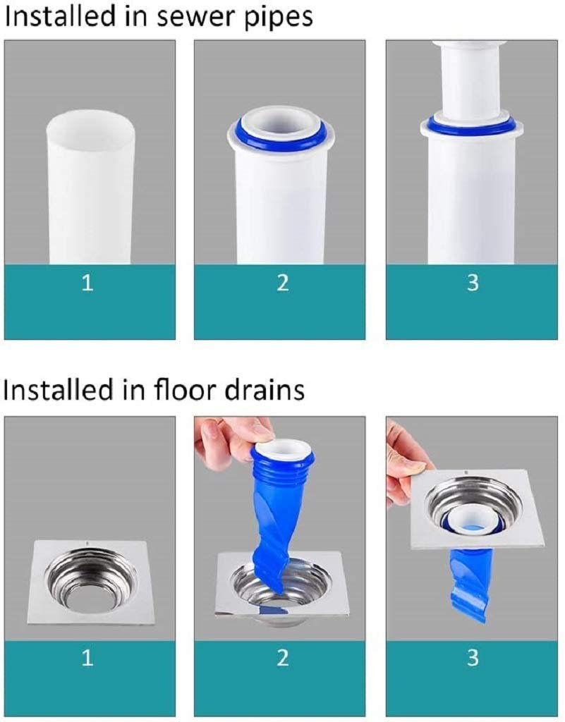 Drain Sewerage Insect Worms Blocker - Image 9
