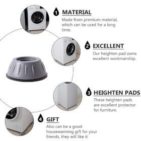 anti Vibration washing machine feet pads3