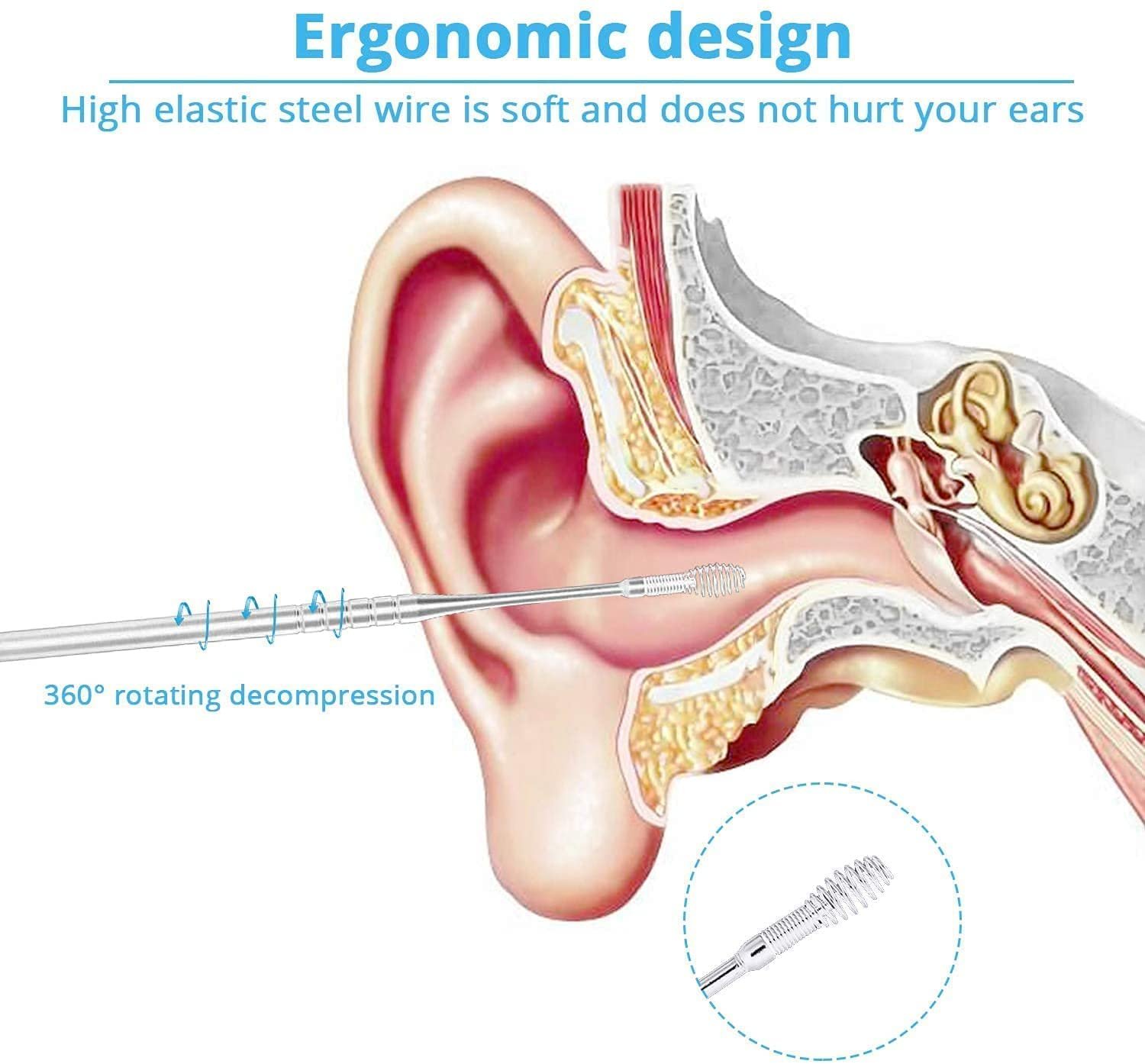 Ear Wax Cleaner Kit with a Storage Box - Image 5