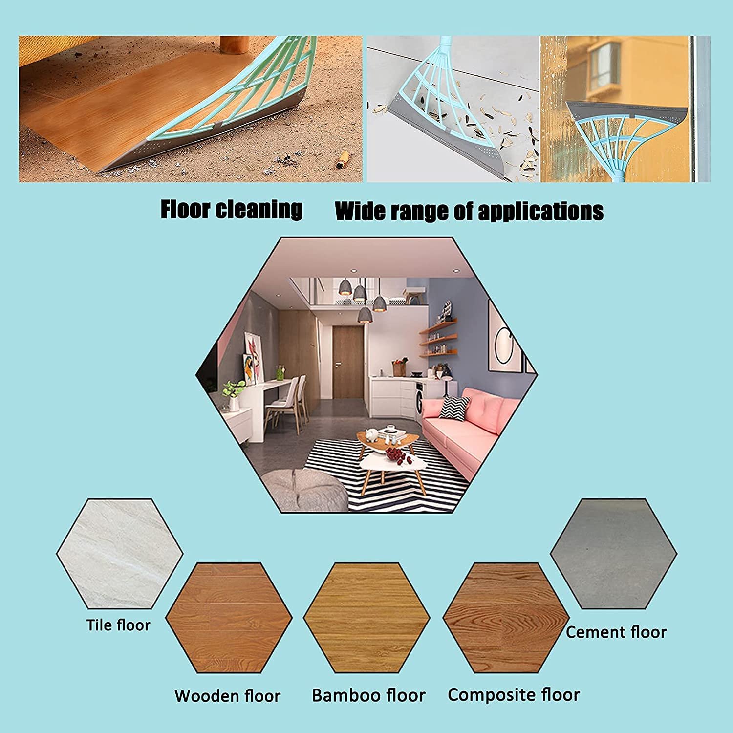 Multifunction Magic MOP/Broom, 2-in-1 Sweeper - Image 2