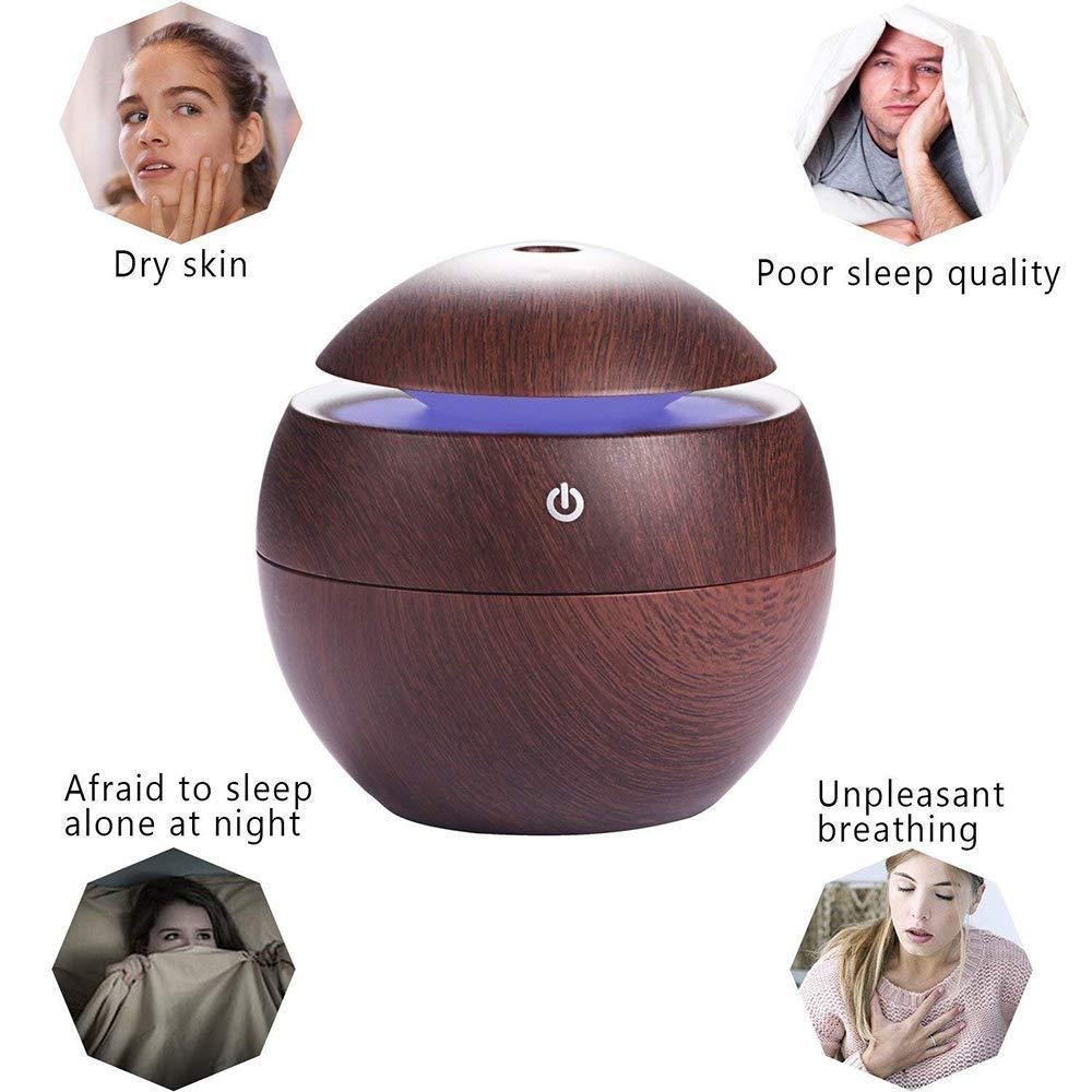 Wooden Cool Mist Humidifiers Essential Oil Diffuser - Image 5